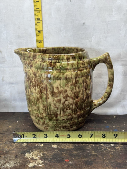 Morton Spatterware Antique Pitcher  #S-1847