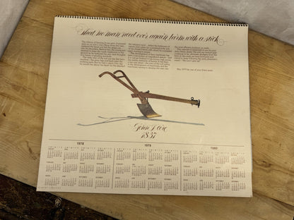 Bluemke & Sons Co. Rosendale Wisconsin 1978 Calendar Ad #1415