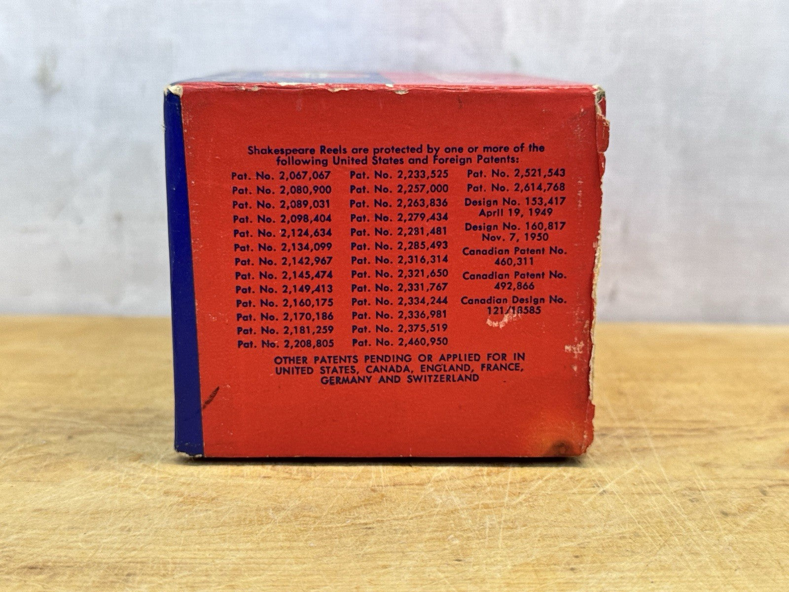 Shakespeare Empty Fishing Reel Box #1045