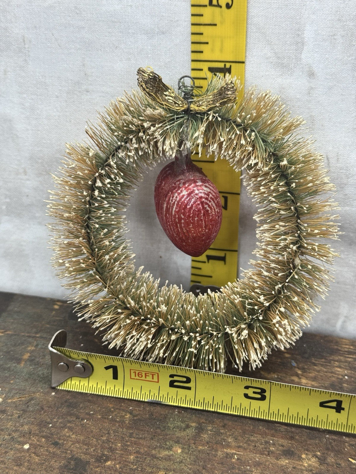 Victorian Primitive Bottle Brush Ornament #1321