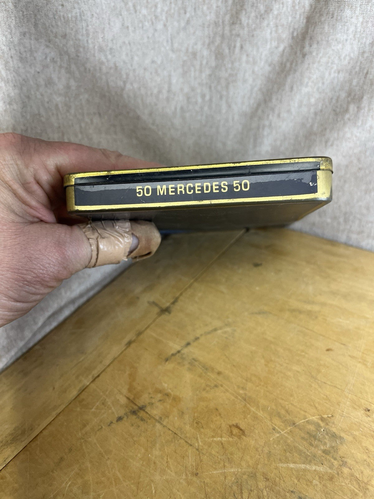 Batschari Mercedes Empty Vintage Tobacco Tin