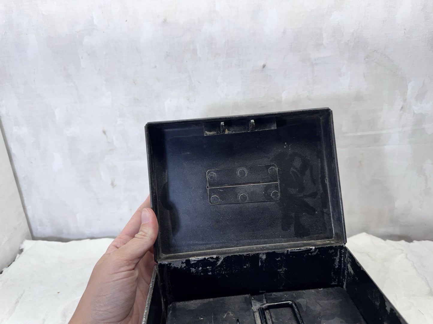 Metal Vintage Money Box Rustic #S-2015
