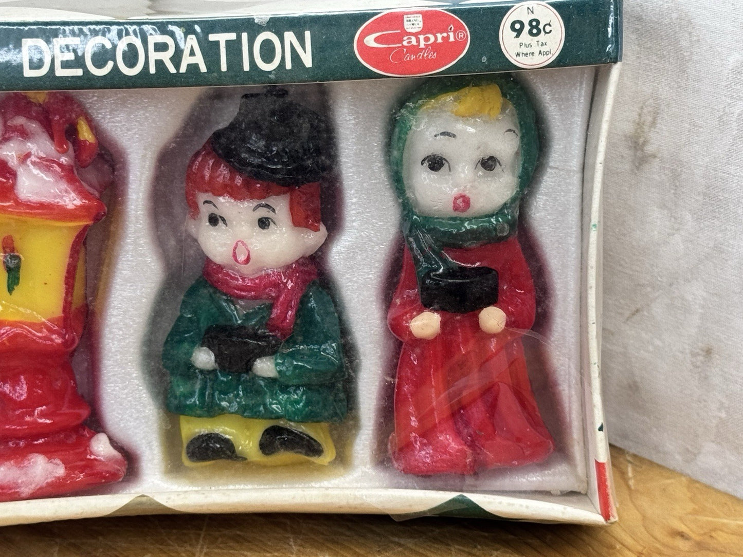 Vintage Christmas NOS Candles In The Box #1265