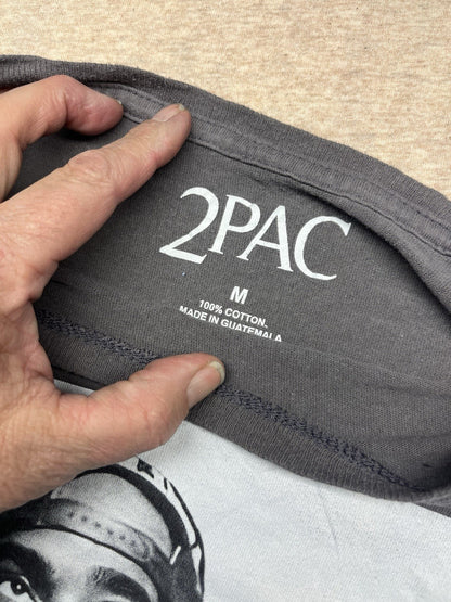 2Pac Grey Tshirt Medium 
