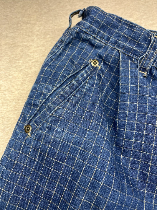 1980s Women’s Tour De France Checkered Jeans
