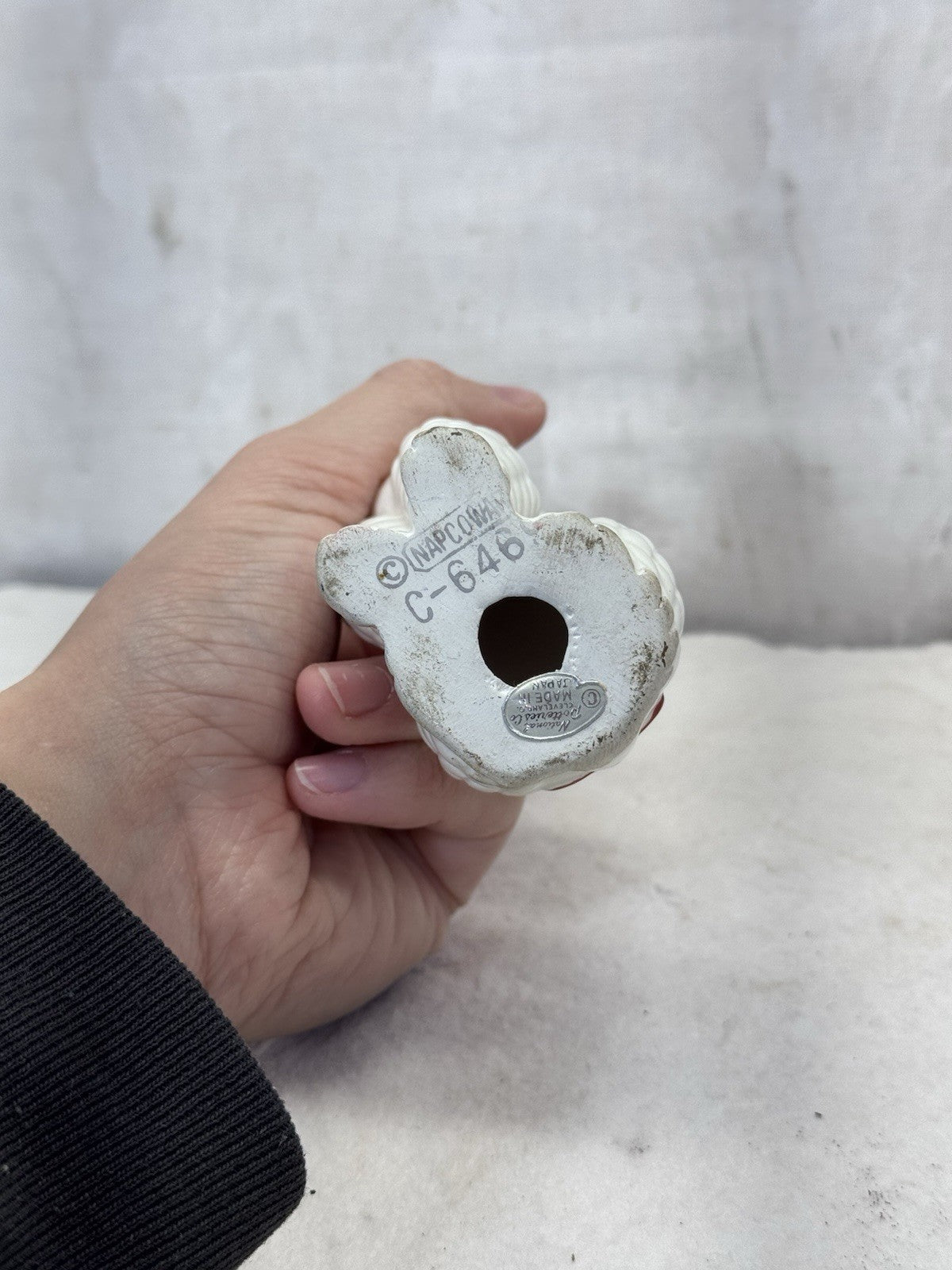 Napco Poodle Figurine Japan Vintage 