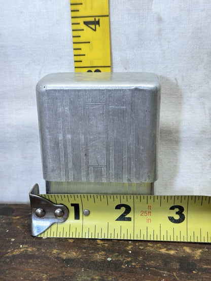 Aluminum Sherman Co. Cigarette Case Vtg #S-1779
