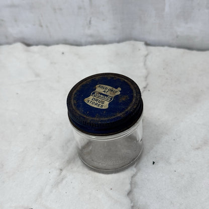 Small Rexall Vintage Glass Jar 