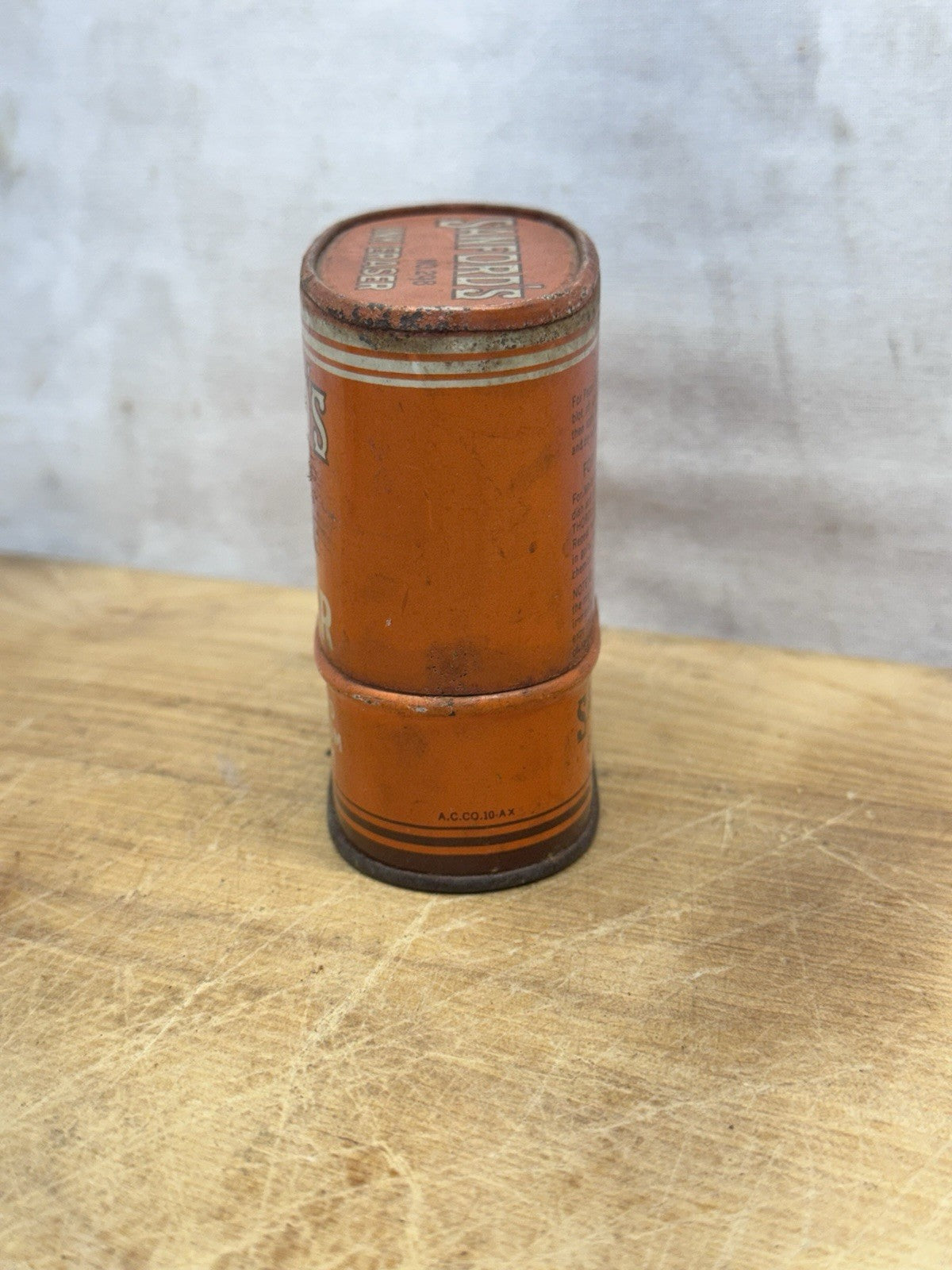 Sanford’s Ink Eraser No. 298 Tin Antique #1448
