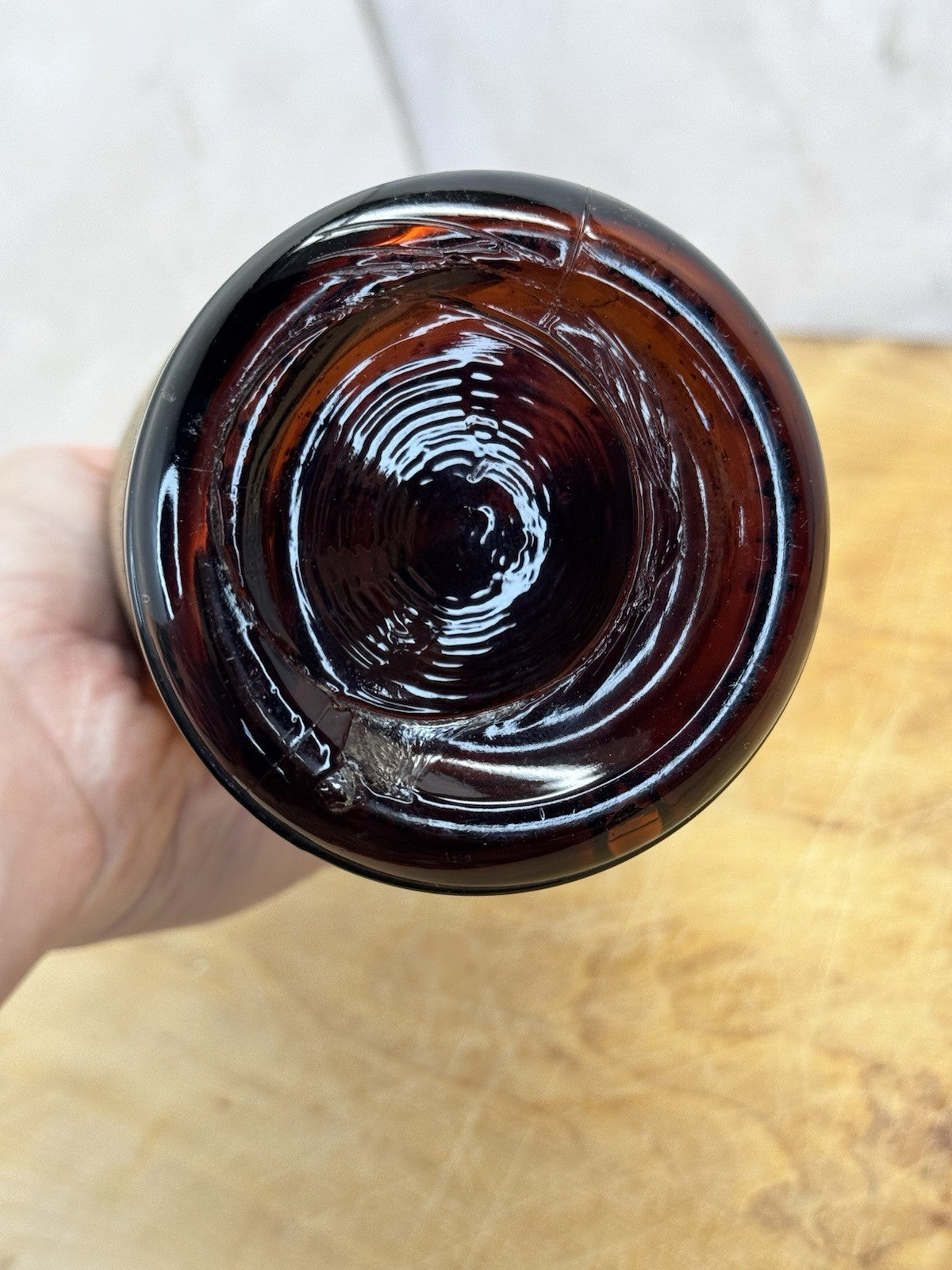 Brown Medical Bottle Pre Prohibition #S1419