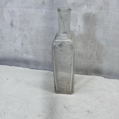 Richard Hudnut Embossed Glass Vintage Perfume Bottle