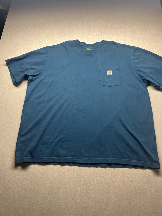 Carhaatt 3XL Original Fit Blue Tshirt 