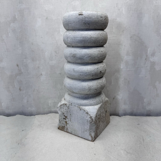 Repurposed Porch Pillar Riser Decor Vintage Wooden