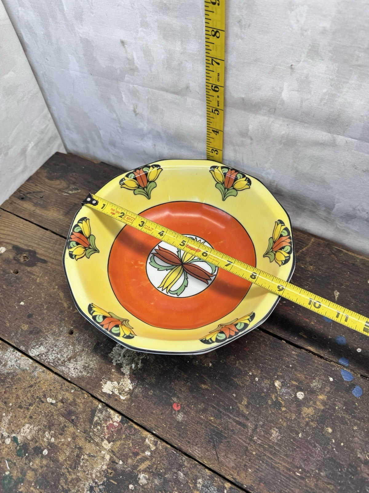 Vintage Art Deco Beyer And Bock Germany Bowl #1340
