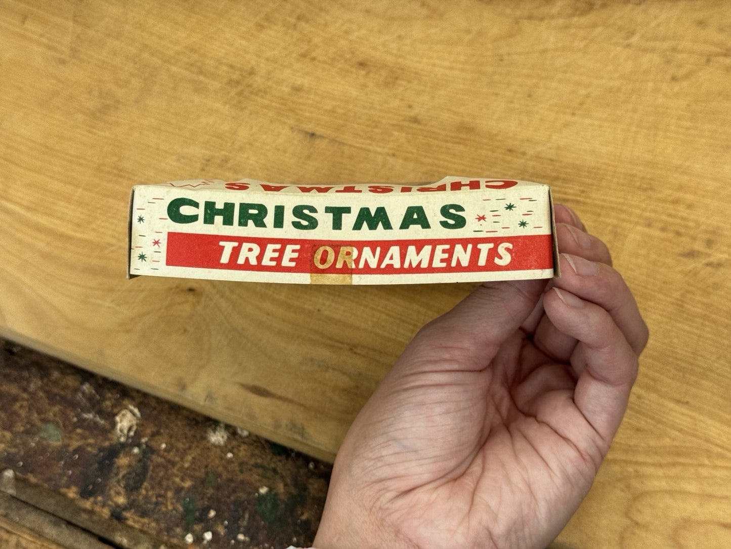 Vintage Mini Christmas Tree Ornaments #1090
