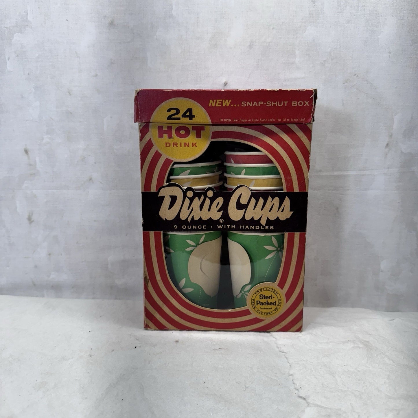 Vintage Dixie Cup Partial NOS Box