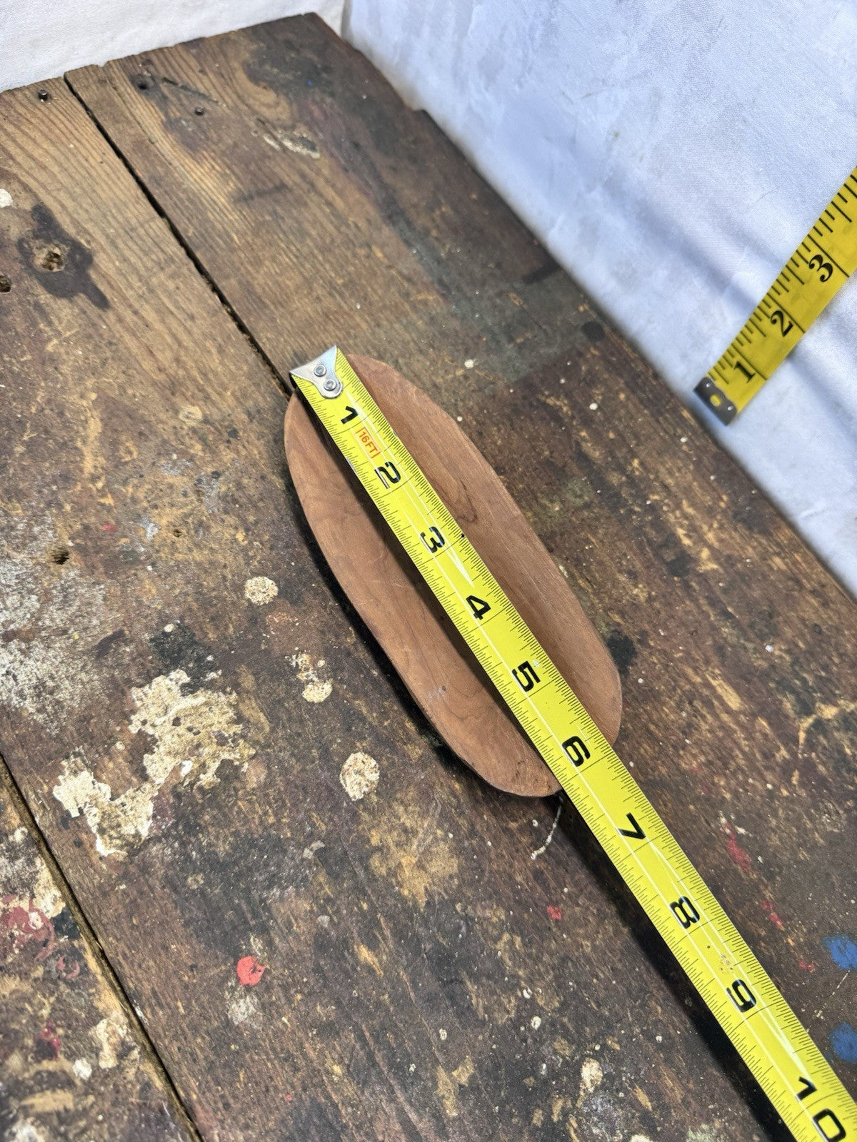 Hand Carved Wood Scoop Antique #1440