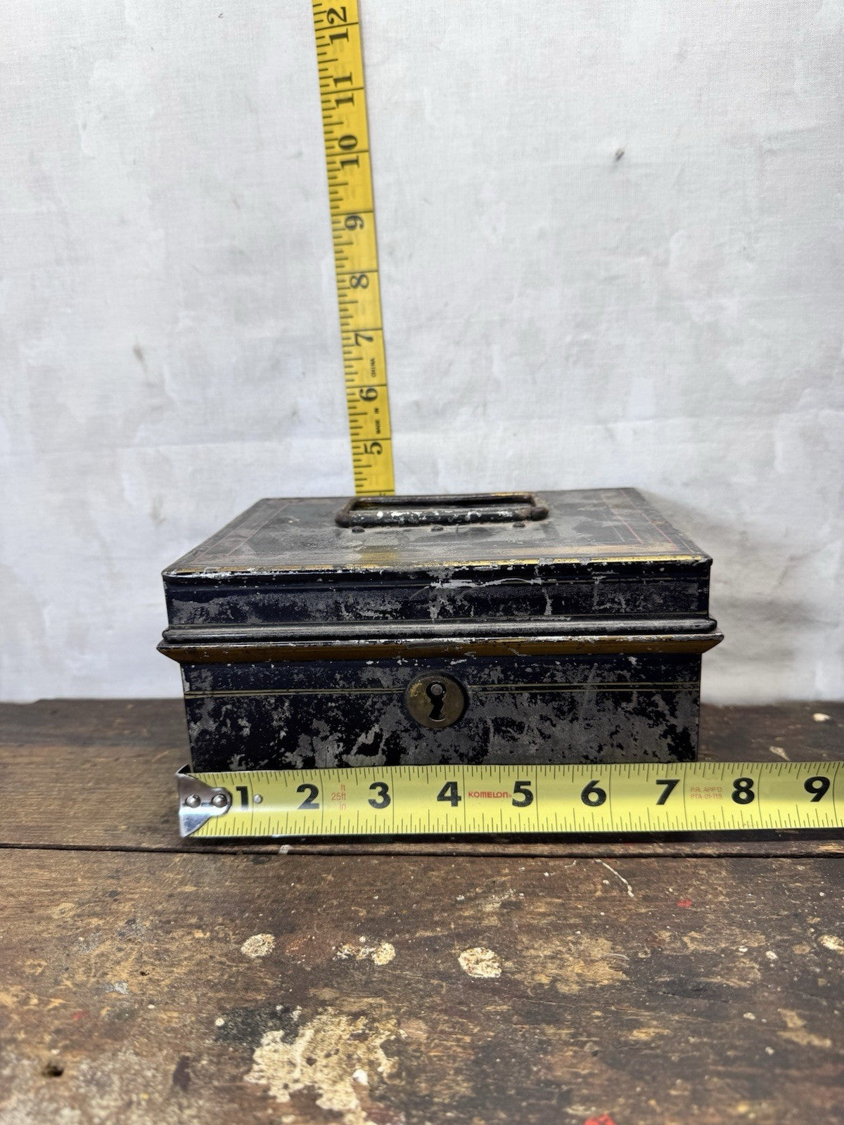 Metal Vintage Money Box Rustic #S-2015