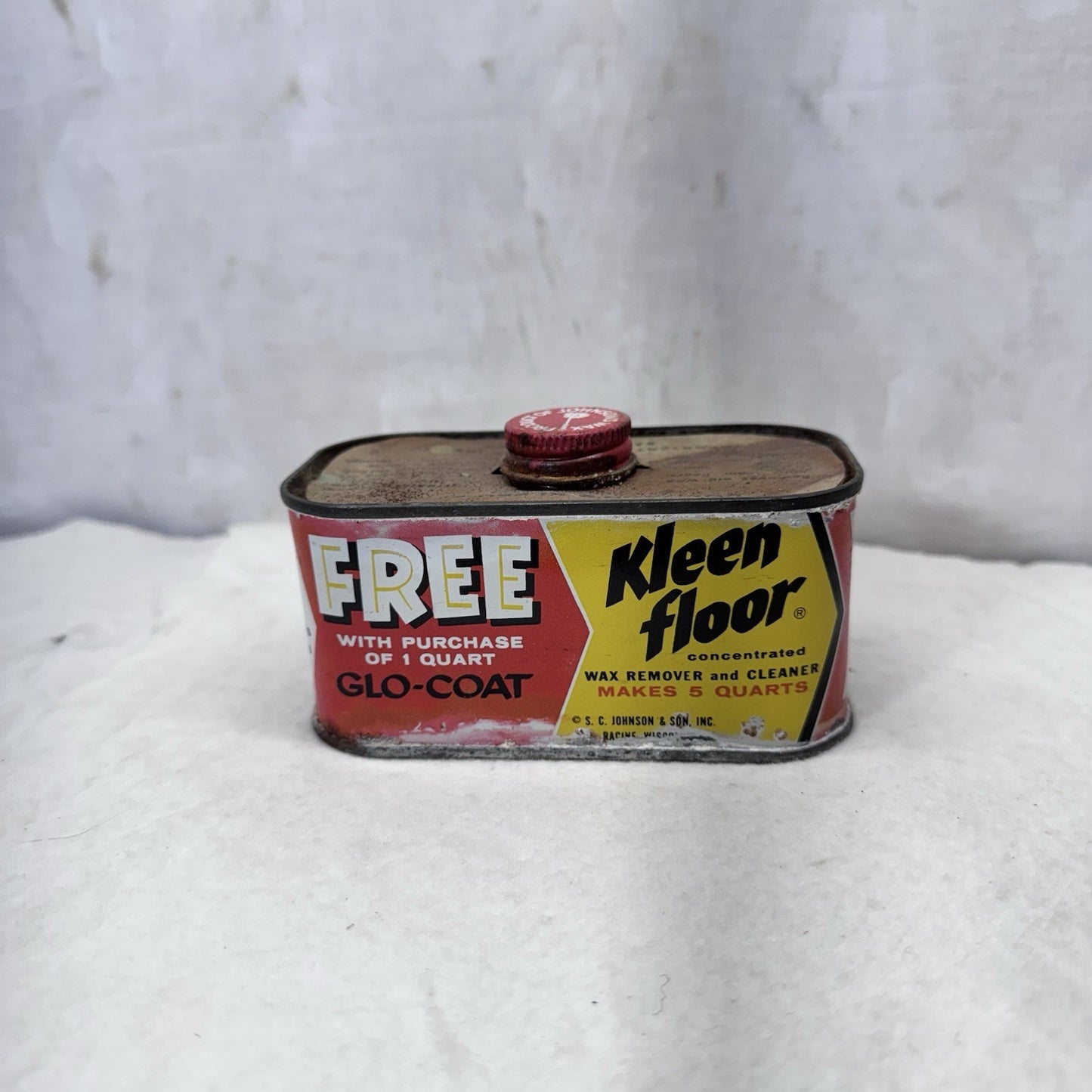 Kleen Floor Cleaner Tin Vintage