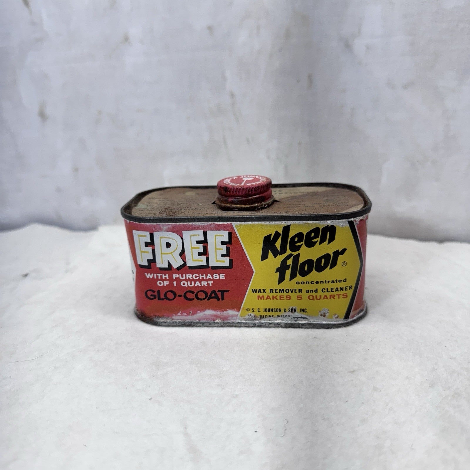 Kleen Floor Cleaner Tin Vintage