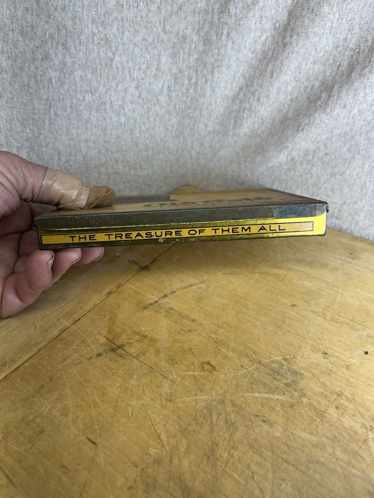 Vintage Old Gold Empty Cigarette Tin