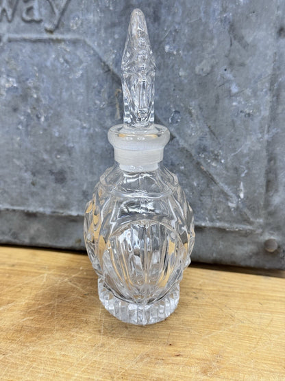 Vintage Crystal Perfume Bottle #1389