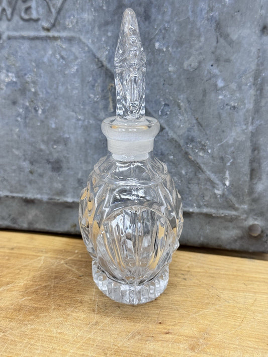 Vintage Crystal Perfume Bottle #1389