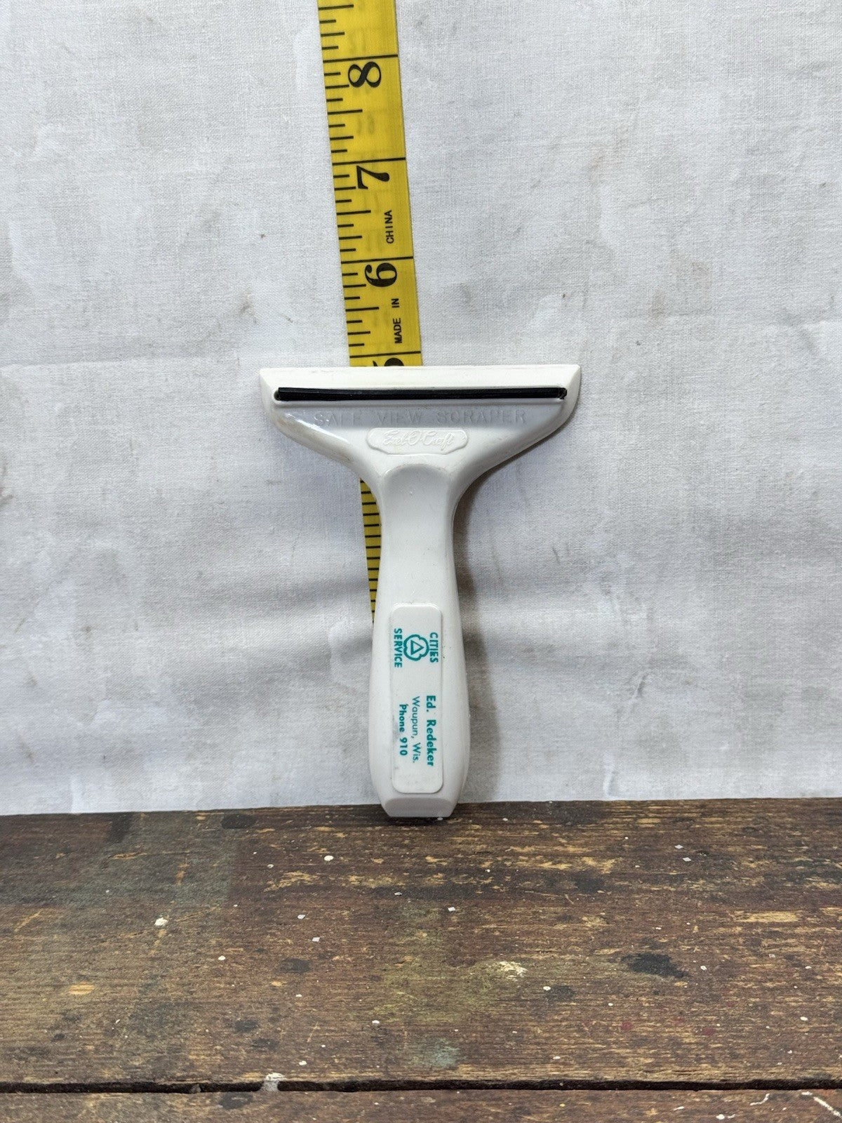 Ed Redeker Waupun Wisconsin Advertisement Vintage 