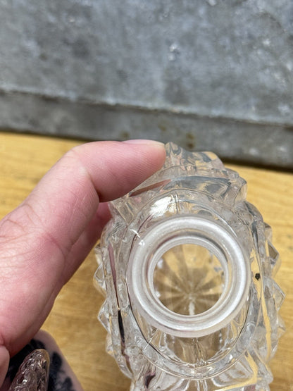 Vintage Crystal Perfume Bottle #1389