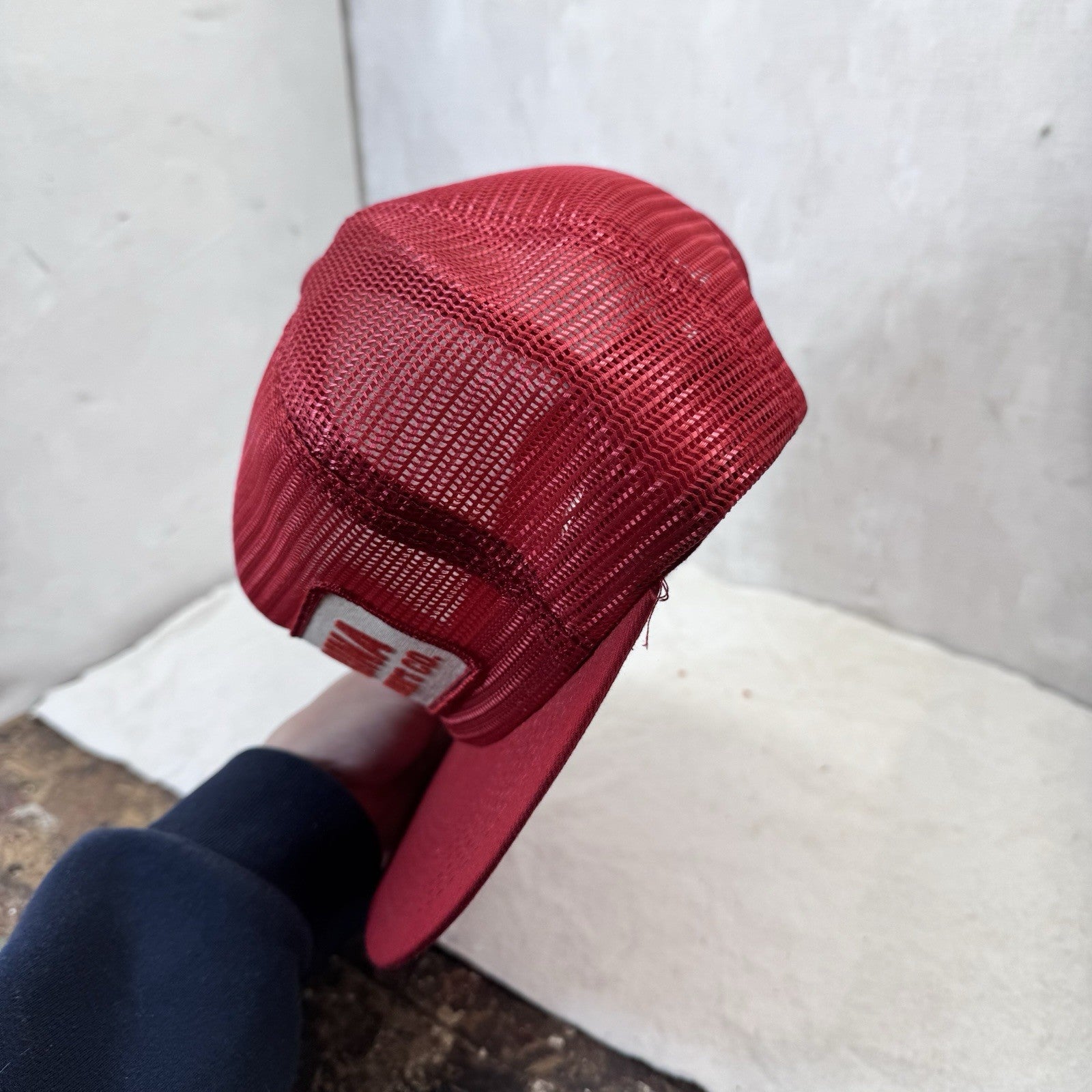 Purina The Farmers Co. Red SnapBack Truckers Hat Vintage 