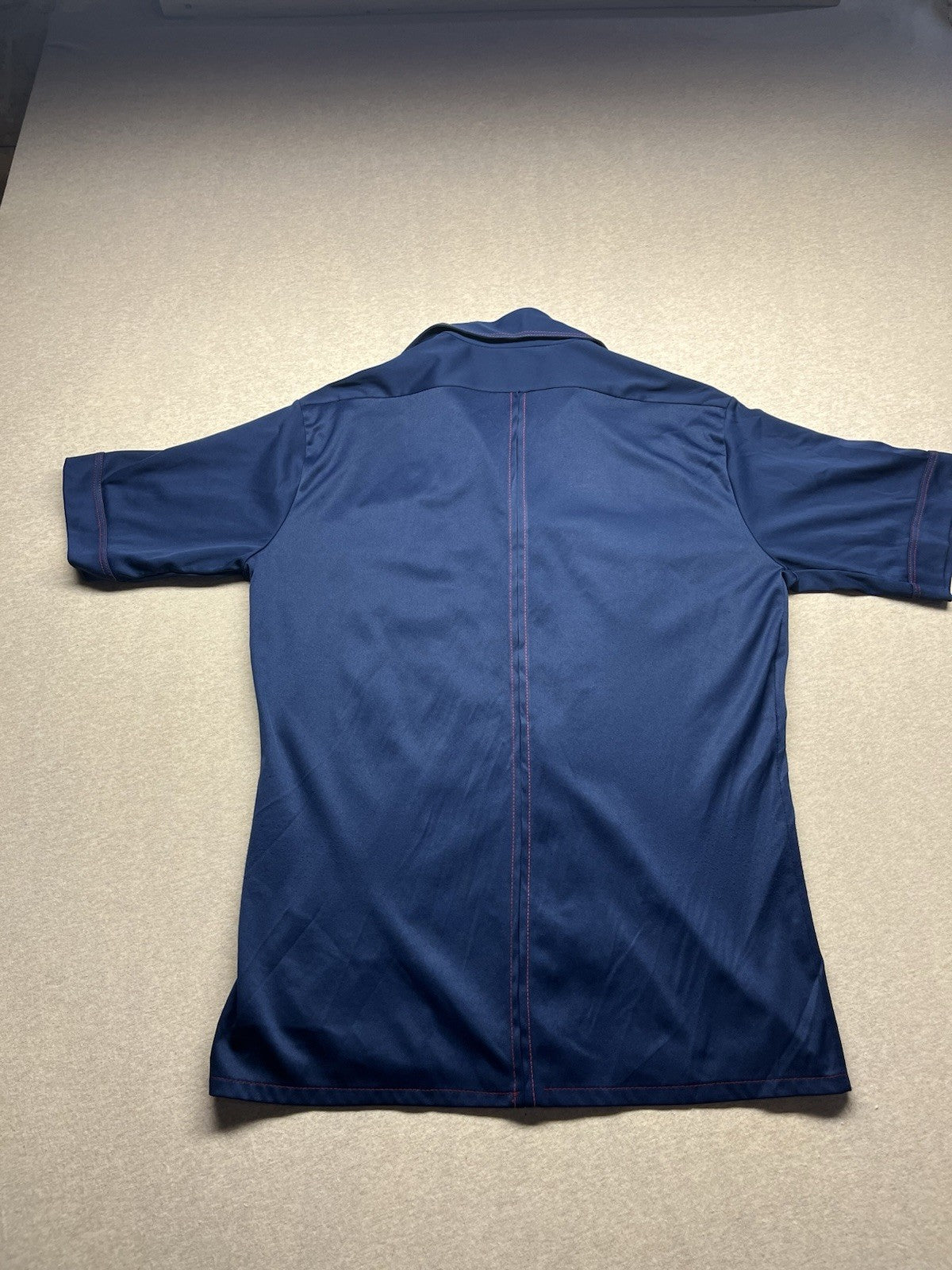 1970s Men’s Blue S Sleeve Shirt