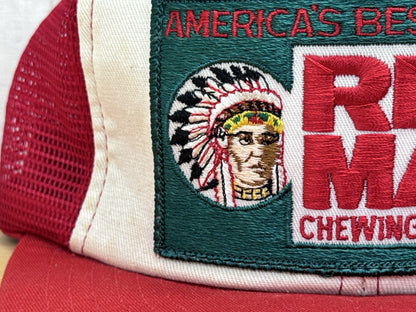 Red Man Vintage SnapBack Hat #1180