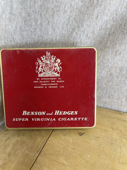 Benson & Hedges Empty Tobacco Tin