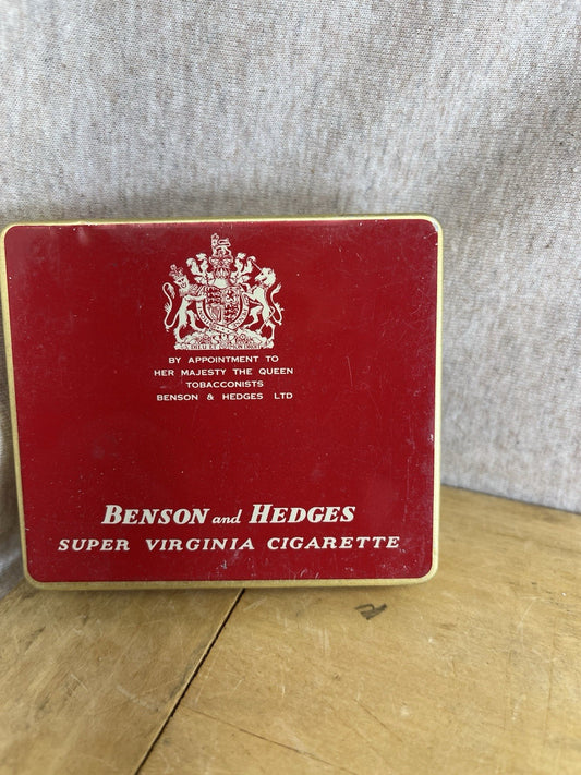 Benson & Hedges Empty Tobacco Tin