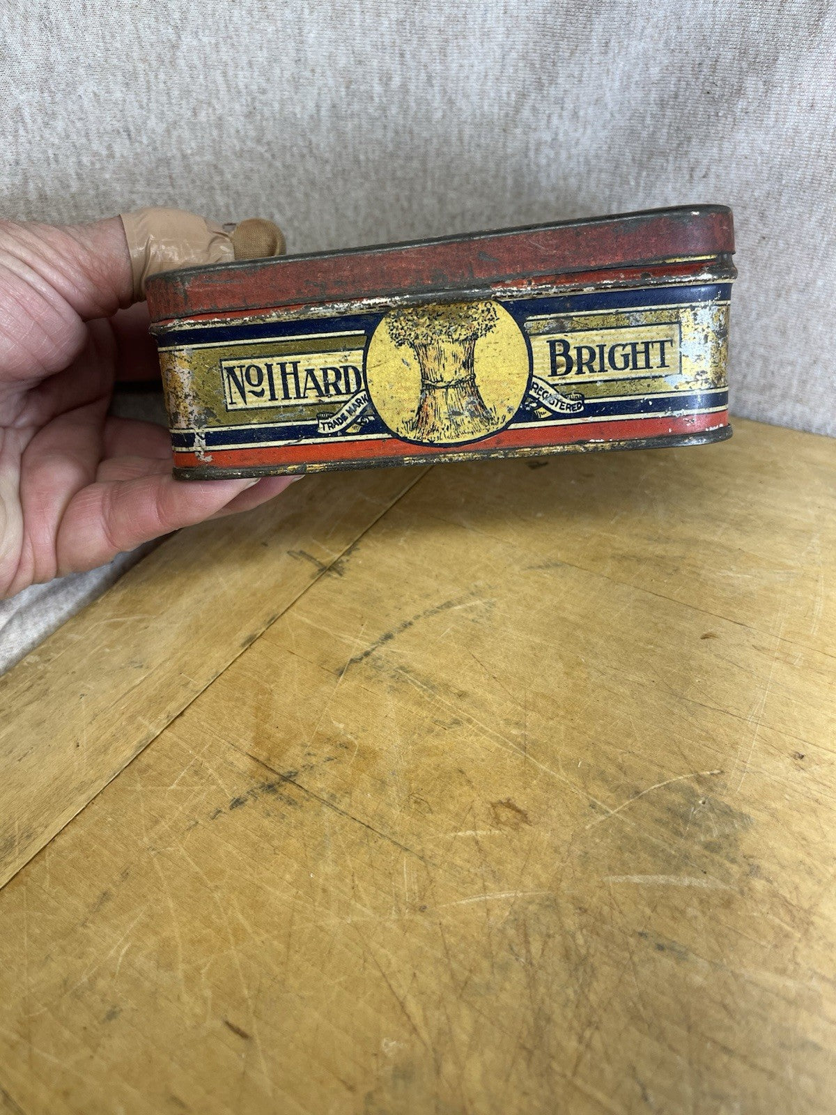 Erzingers Smoking Mixture Empty Vintage Tobacco Tin