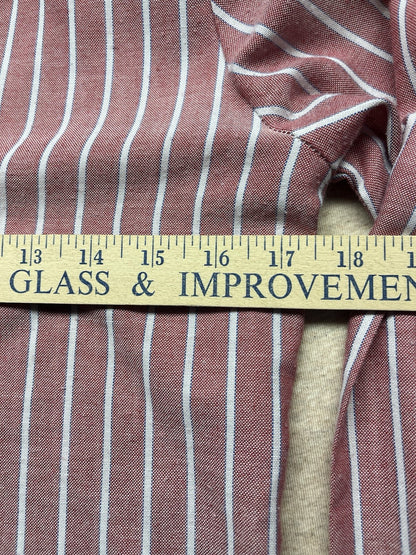 1970s, 80s Women’s L Sleeve Red Stripe Cotton Top