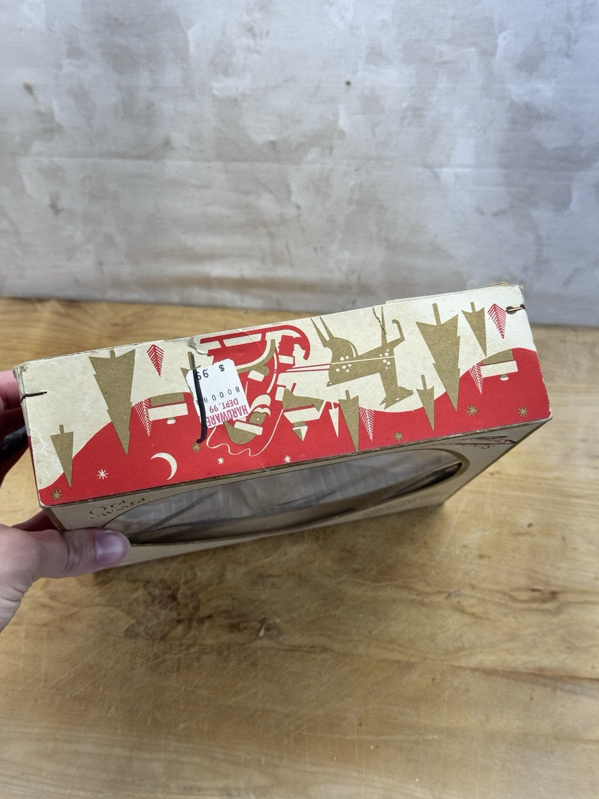 Old World West Germany Christmas Ornament Box Empty  #1383