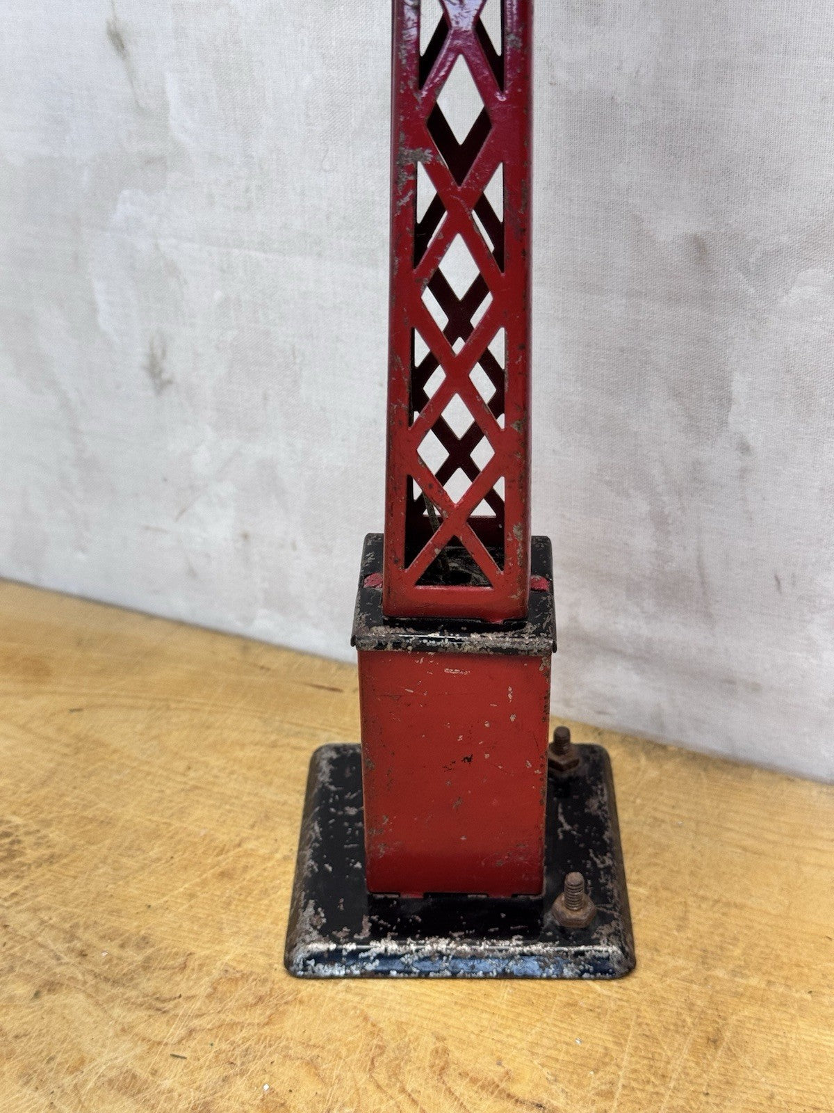 Vintage Marx Radio Train Control Tower No. 7 Tin Litho #S-1607