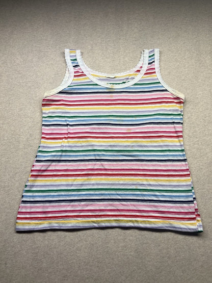 1970s Women’s Striped Knit Tank Top