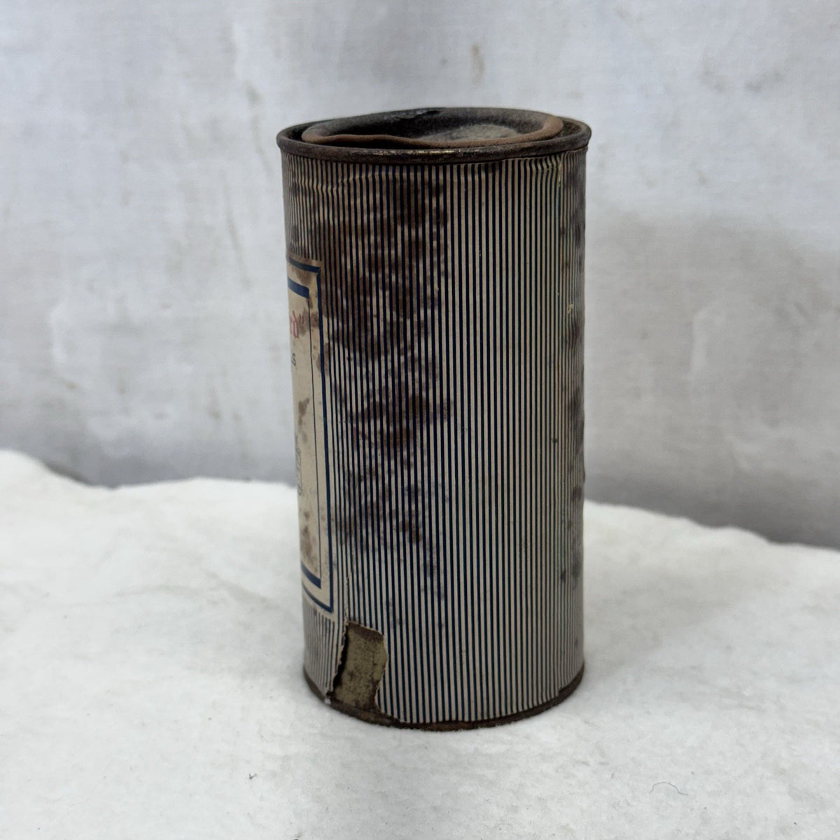 Dental Standard Tin Can Paper Label Vintage Dentistry