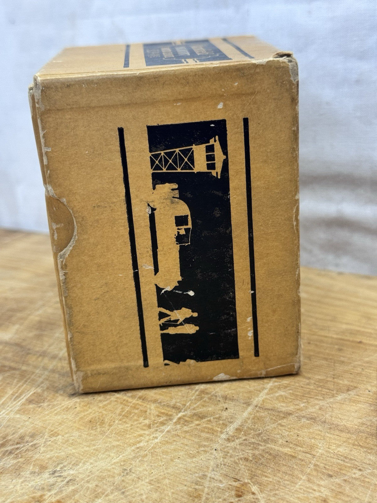Mansfield Motor Clock Box EMPTY Vintage #1266