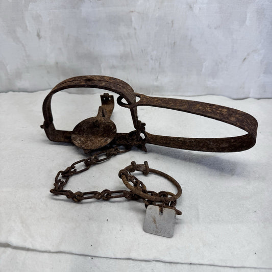 Rustic Vintage Hunting Trap Wisconsin 1969-1970 Tags