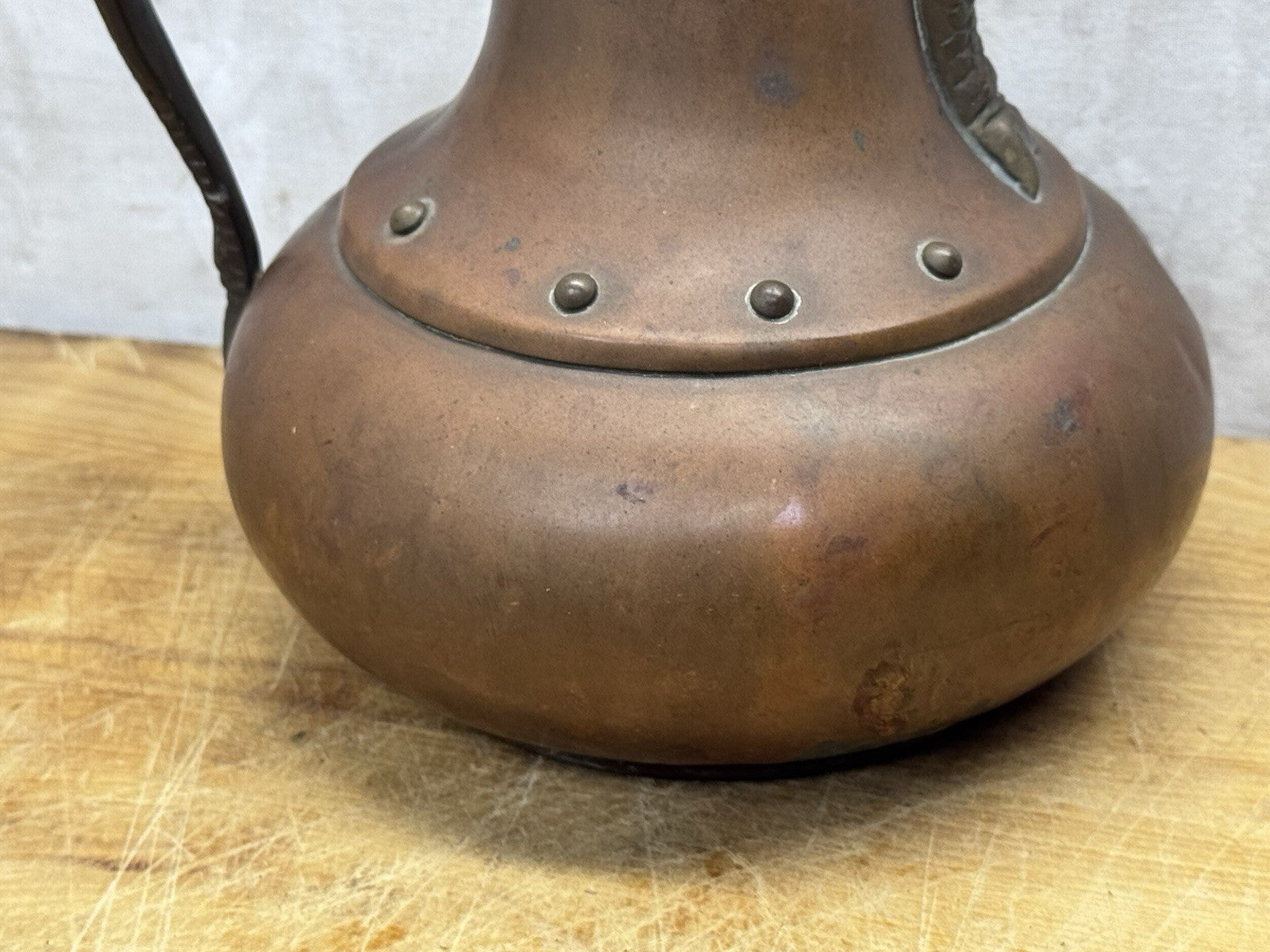 Copper Tea Pot #1234 Vtg