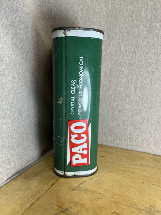 Paco Solvent Empty Vintage Tin