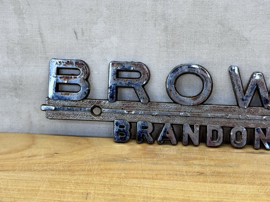 Brandon Wi Car Emblem #1075