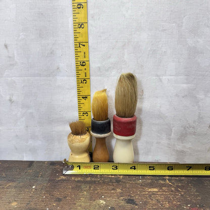Three Vintage Shaving Brushes 