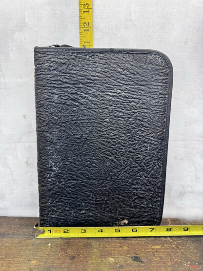 Antique Gentleman Grooming Kit New Old Stock Vintage Leather Case #1114