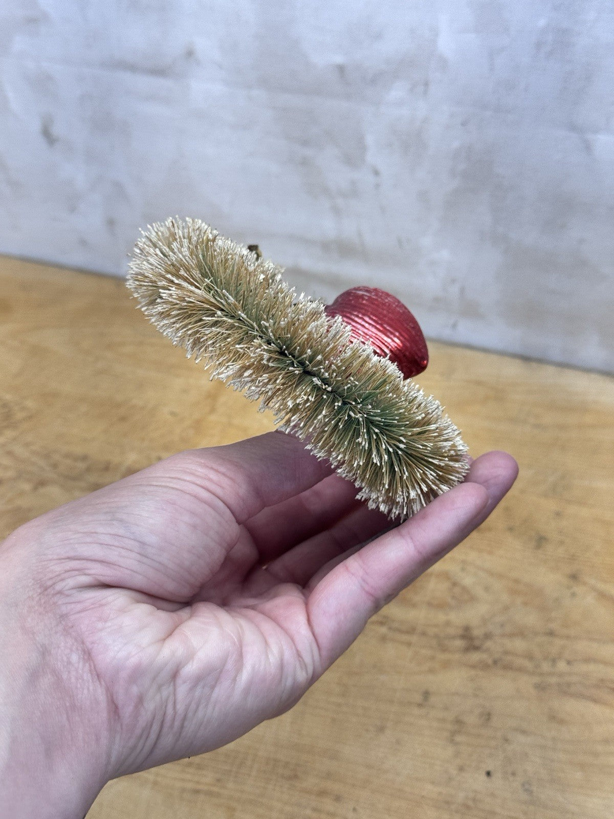 Victorian Primitive Bottle Brush Ornament #1321