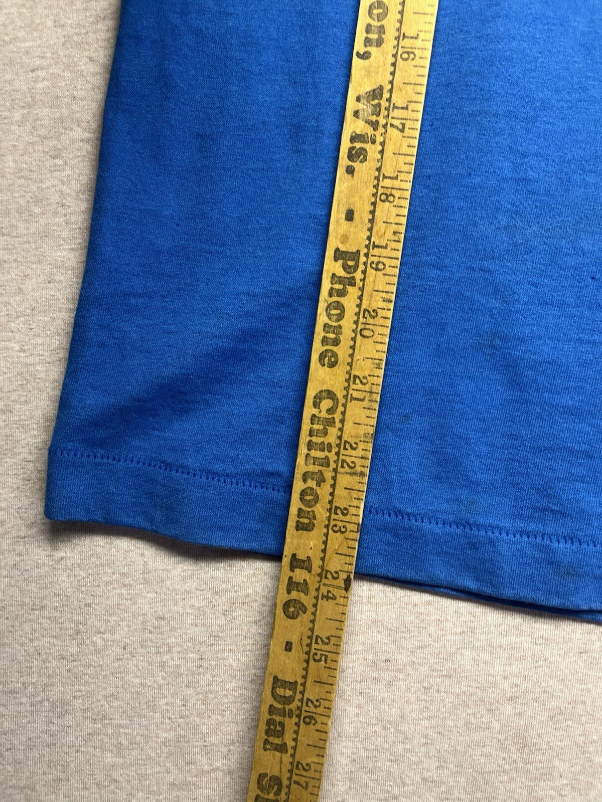 1990s Youth Blue Knit Tshirt