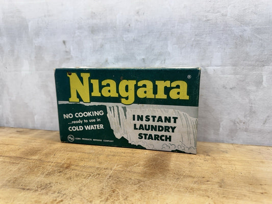 Niagara Instant Laundry Starch Empty Box Vtg #S-1508